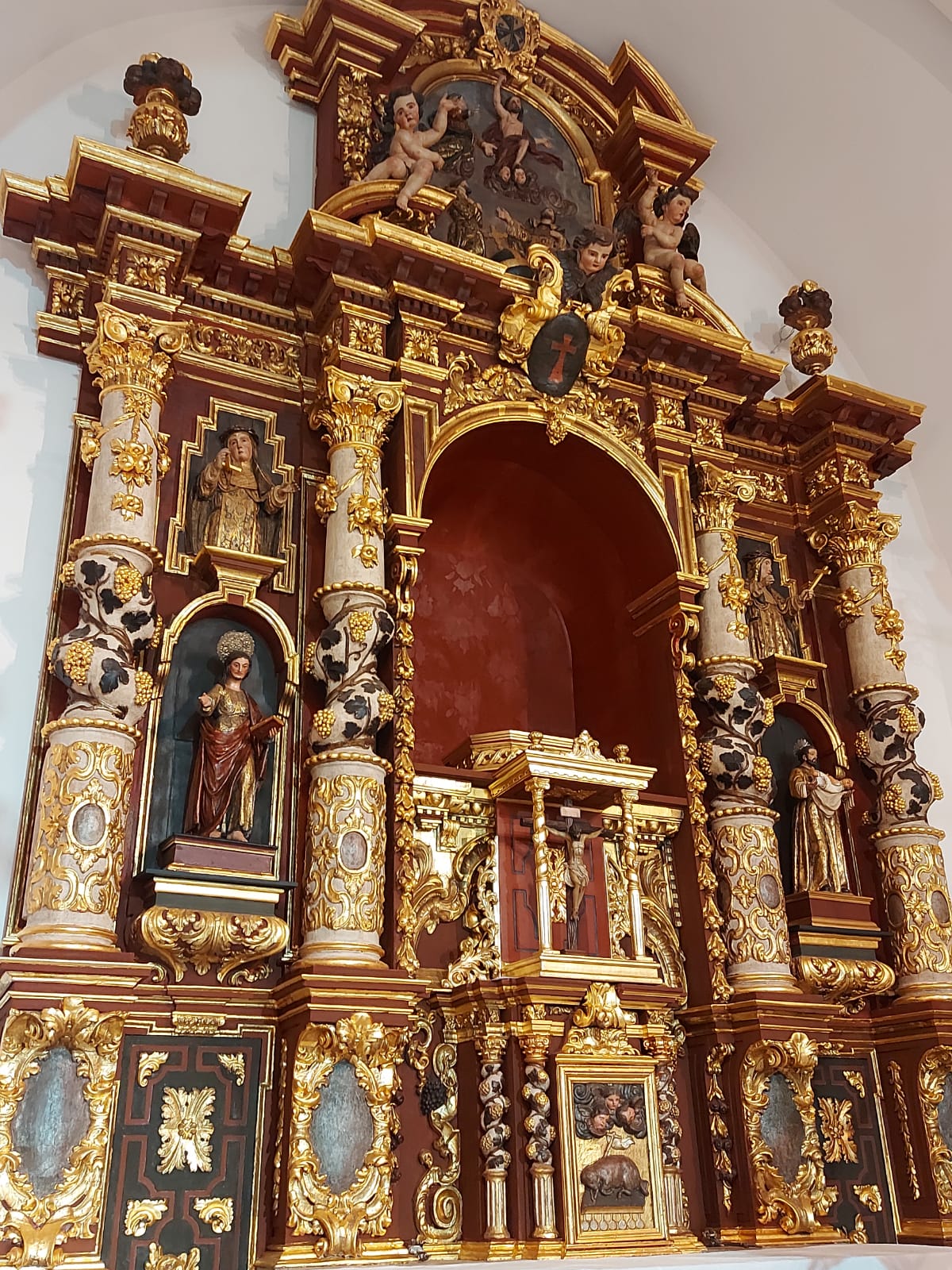 RETABLO DE SANTO DOMINGO DE GUZMÁN EN LEPE.